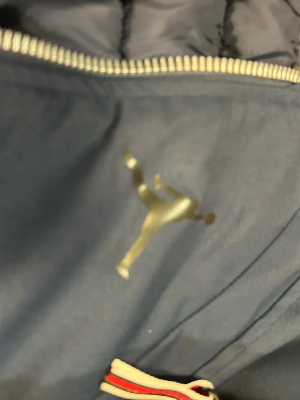 AIR JORDAN JUMPMAN BOYS KIDS BLUE BOMBER JACKET SIZE 4